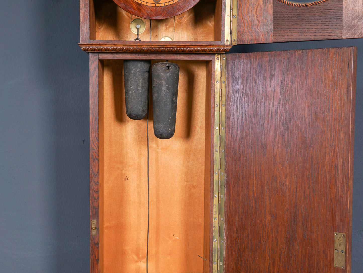 Uhr Standuhr Uhrenkasten Gehäuse Clock Jugendstil Antik 2104_1907