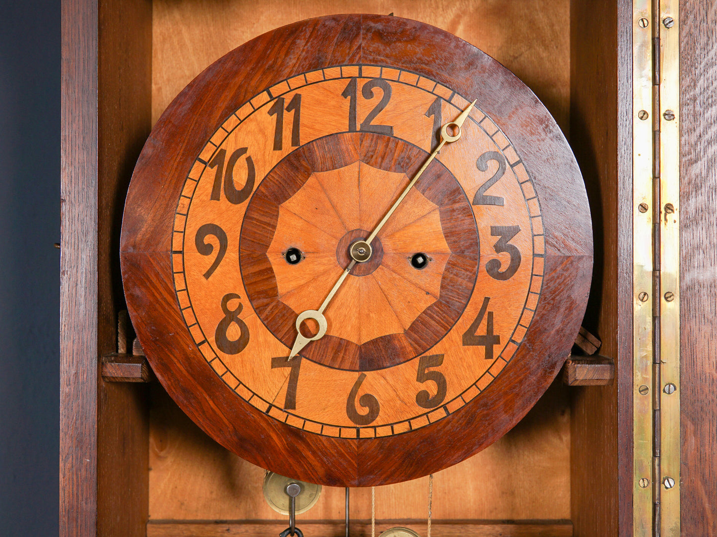 Uhr Standuhr Uhrenkasten Gehäuse Clock Jugendstil Antik 2104_1907