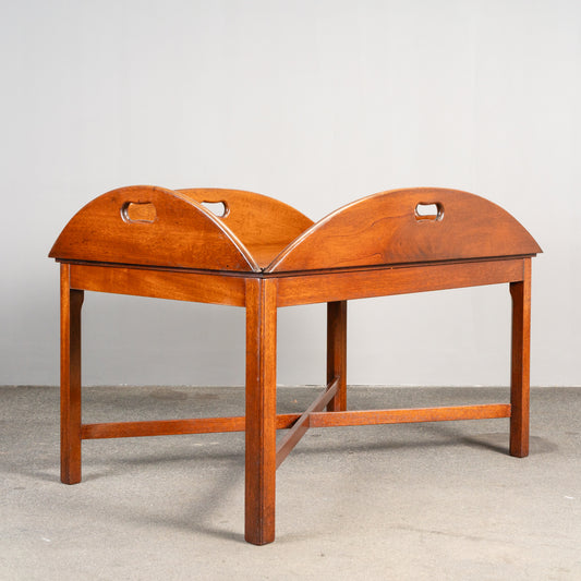 Butlers Tray im Englischen Stil, 2.Hälfte des 20.Jahrhunderts - Beistelltisch Tisch Sidetable Tabletttisch Alt Antik MÖBLINGER