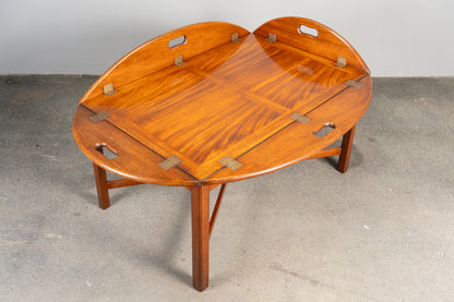 Butlers Tray im Englischen Stil, 2.Hälfte des 20.Jahrhunderts - Beistelltisch Tisch Sidetable Tabletttisch Alt Antik MÖBLINGER