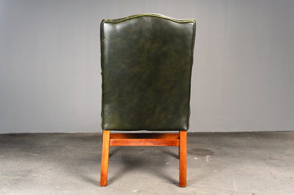 Armlehnensessel im Chesterfield Stil - Ledersessel Stuhl Chair Englischer Stil Lounge Clubsessel Alt Vintage MÖBLINGER