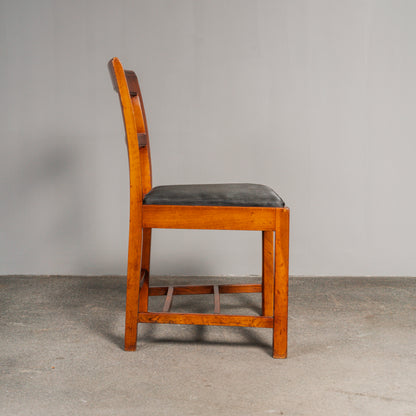 Schöne Art Déco 4er Set Stühle, 1930er Jahre - Stuhl Chair Tisch Esstisch Wohnzimmer Alt Antik MÖBLINGER