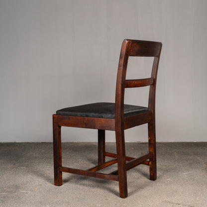 Schöne Art Déco 2er Set Stühle, 1930er Jahre - Stuhl Chair Tisch Esstisch Wohnzimmer Alt Antik MÖBLINGER