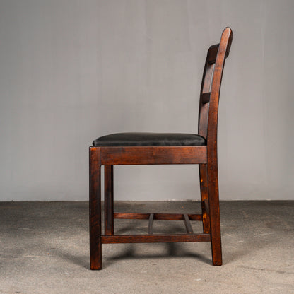 Schöne Art Déco 2er Set Stühle, 1930er Jahre - Stuhl Chair Tisch Esstisch Wohnzimmer Alt Antik MÖBLINGER