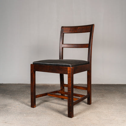Schöne Art Déco 2er Set Stühle, 1930er Jahre - Stuhl Chair Tisch Esstisch Wohnzimmer Alt Antik MÖBLINGER