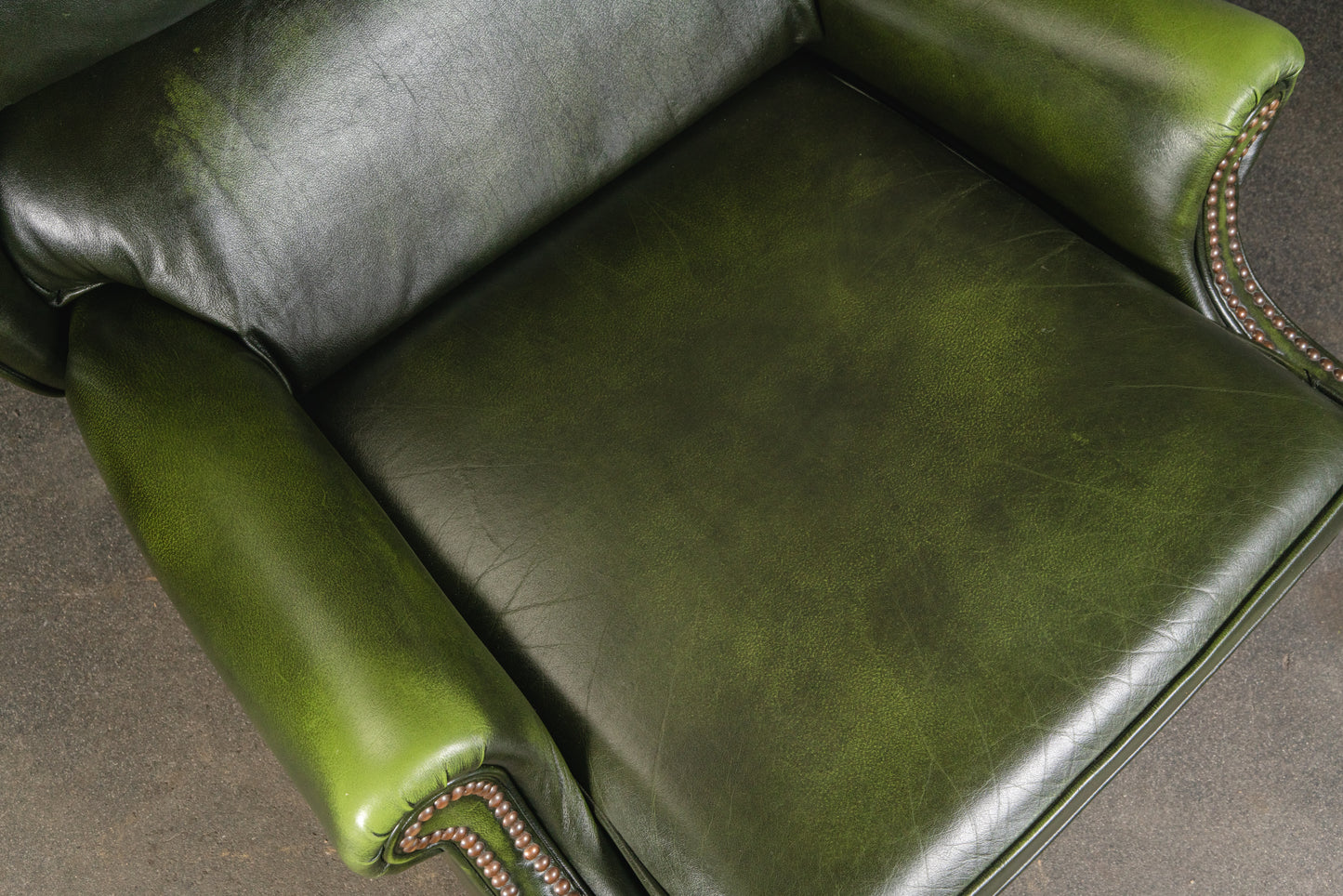verstellbarer Ledersessel im Chesterfield Stil - Armlehnensessel Stuhl Chair Englischer Stil Lounge Clubsessel Alt Vintage MÖBLINGER