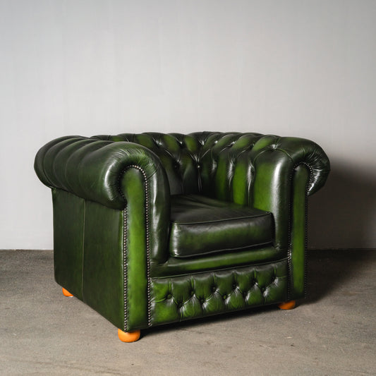 Loungesessel im Chesterfield Stil - Sessel Chair Lounge Loungechair Alt Vintage MÖBLINGER