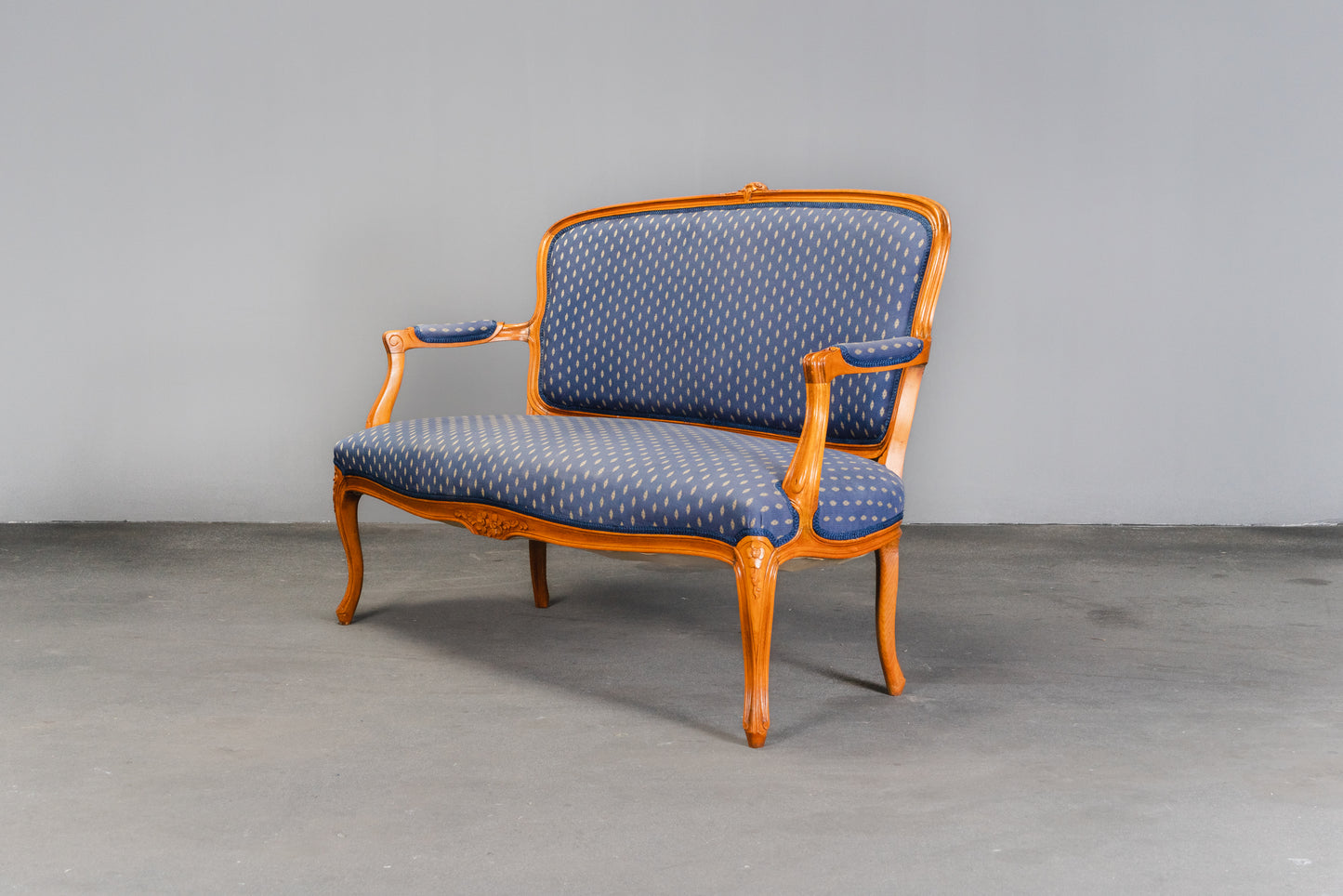 schöne Sitzbank im Barockstil, 2.Hälfte des 20.Jahrhunderts - Bank Küchenbank Sofa Sessel Alt Vintage MÖBLINGER