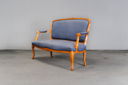 schöne Sitzbank im Barockstil, 2.Hälfte des 20.Jahrhunderts - Bank Küchenbank Sofa Sessel Alt Vintage MÖBLINGER