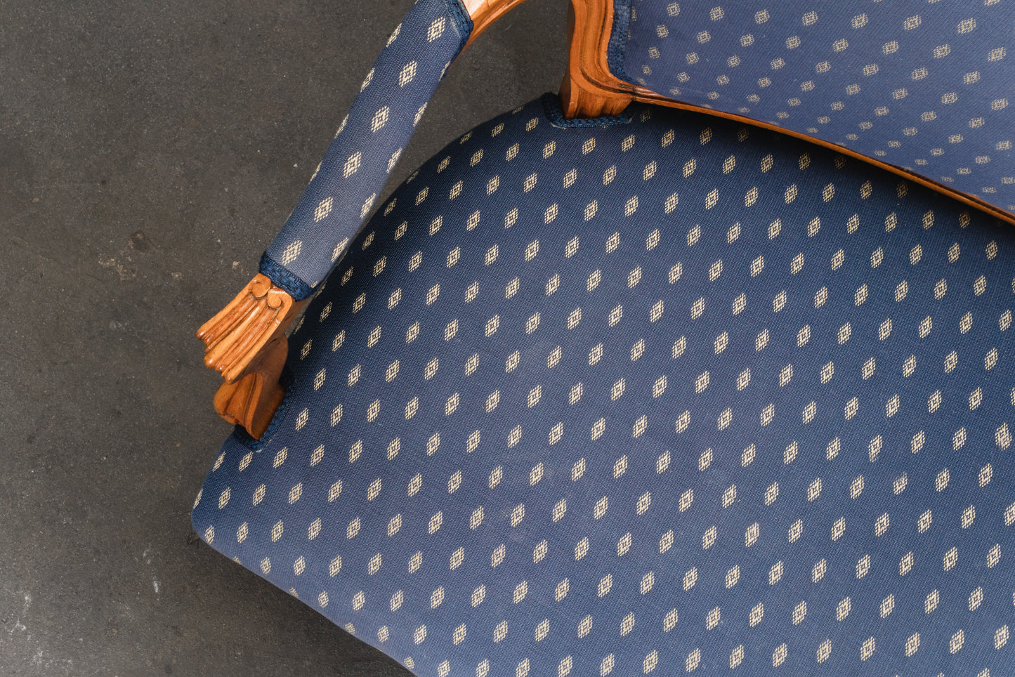 schöne Sitzbank im Barockstil, 2.Hälfte des 20.Jahrhunderts - Bank Küchenbank Sofa Sessel Alt Vintage MÖBLINGER