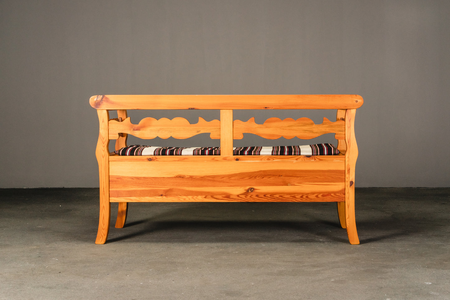 wunderschöne Sitzbank aus Kiefer, 2.Hälfte des 20.Jahrhunderts - Bank Küchenbank Truhe Sofa Sessel Alt Vintage MÖBLINGER