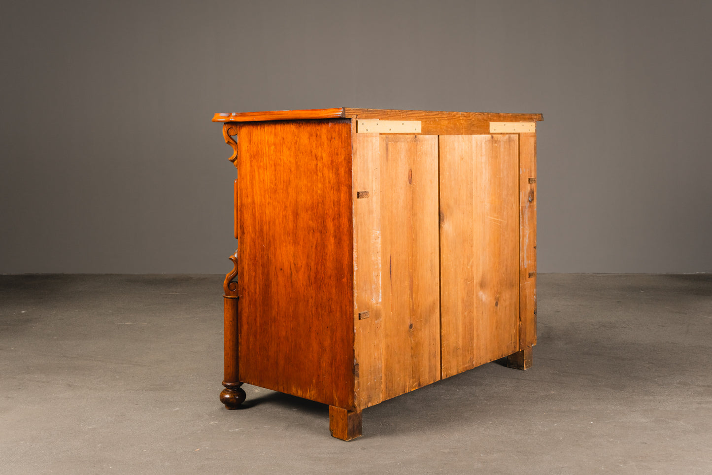 Elegante Louis Philippe Kommode, 2.Hälfte des 19.Jahrhunderts - Schrank Regal Sideboard Alt Antik MÖBLINGER