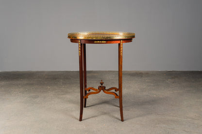 filigraner Beistelltisch im Louis XVI Stil, 1.Hälfte des 20.Jahrhunderts - Tisch Sidetable Blumentisch Sofa Sessel Alt Antik MÖBLINGER