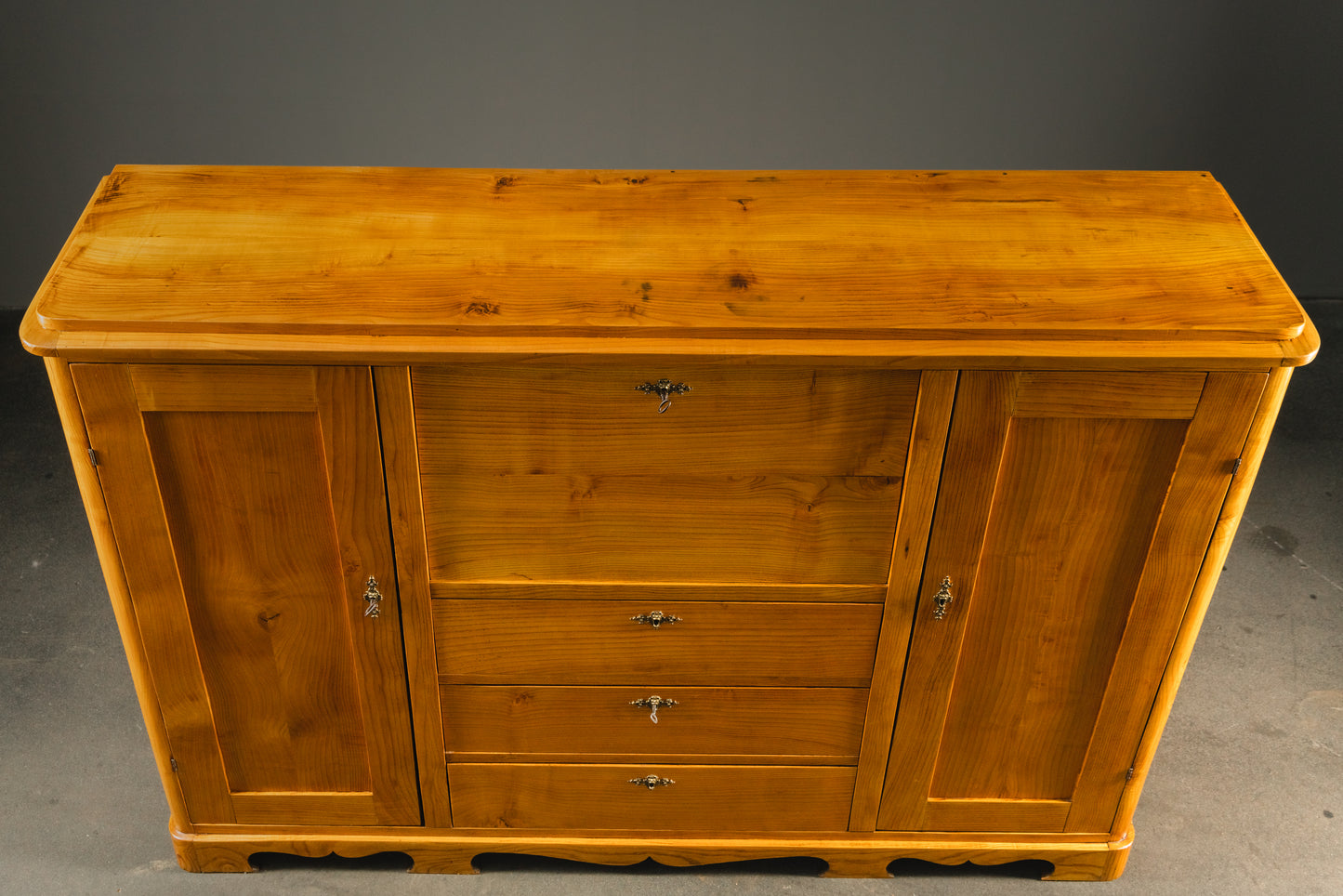 wunderschönes Highboard im Biedermeier Stil, aus dem 19.Jahrhundert - Anrichte Kommode Schrank Sideboard Kleiderschrank Alt Antik MÖBLINGER