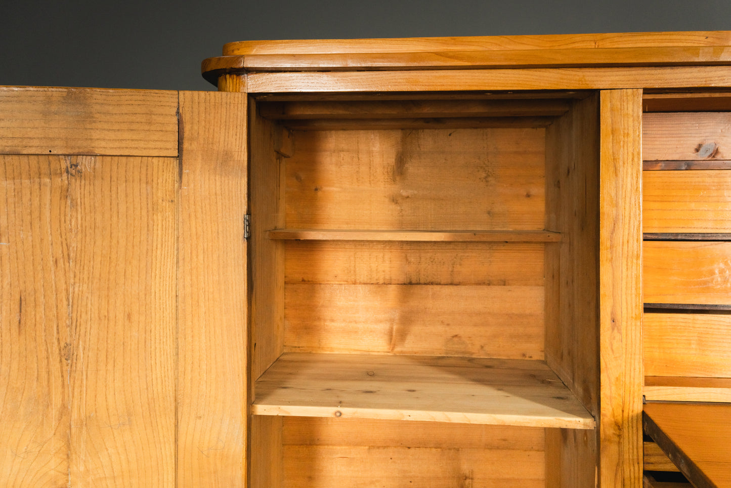 wunderschönes Highboard im Biedermeier Stil, aus dem 19.Jahrhundert - Anrichte Kommode Schrank Sideboard Kleiderschrank Alt Antik MÖBLINGER