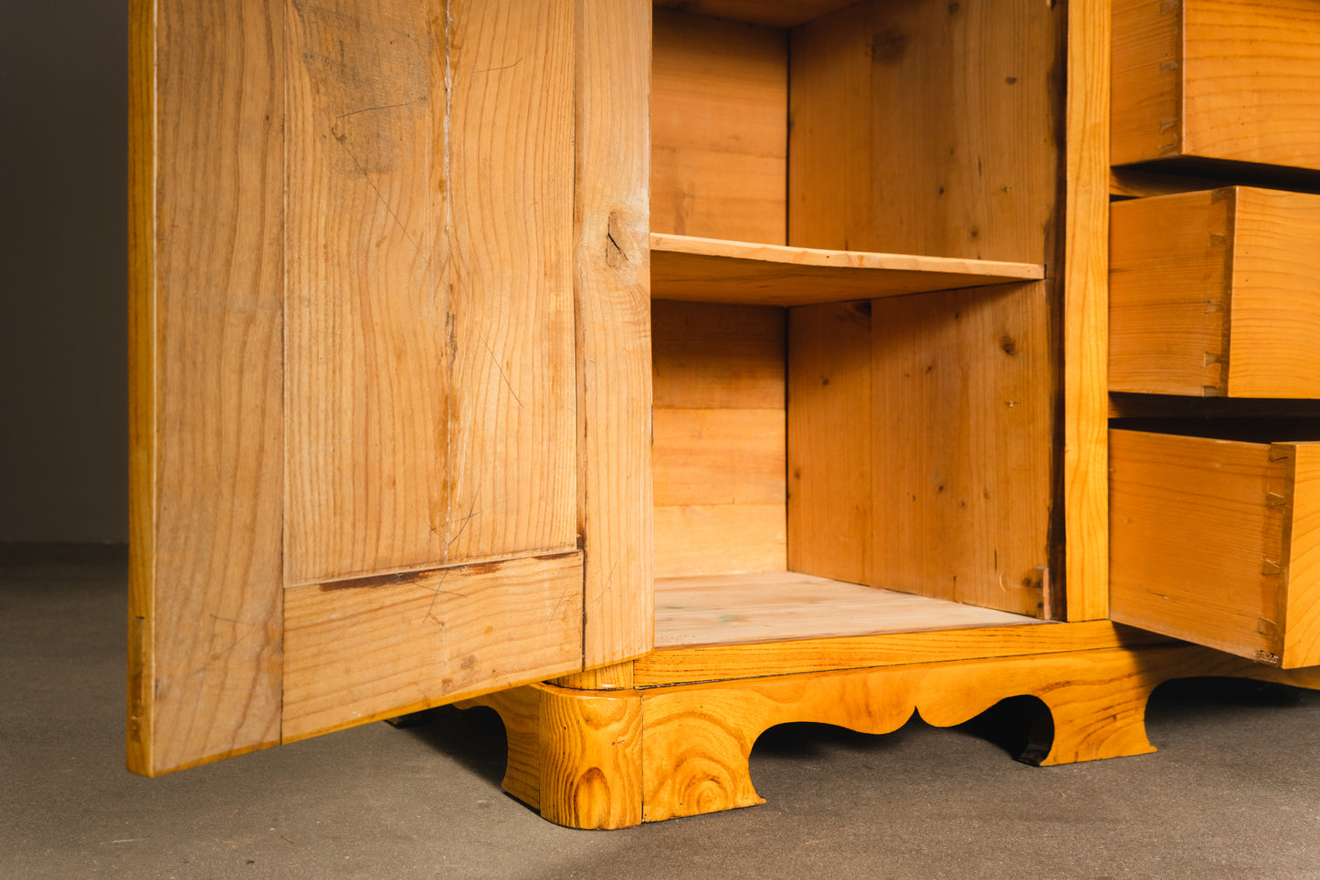 wunderschönes Highboard im Biedermeier Stil, aus dem 19.Jahrhundert - Anrichte Kommode Schrank Sideboard Kleiderschrank Alt Antik MÖBLINGER