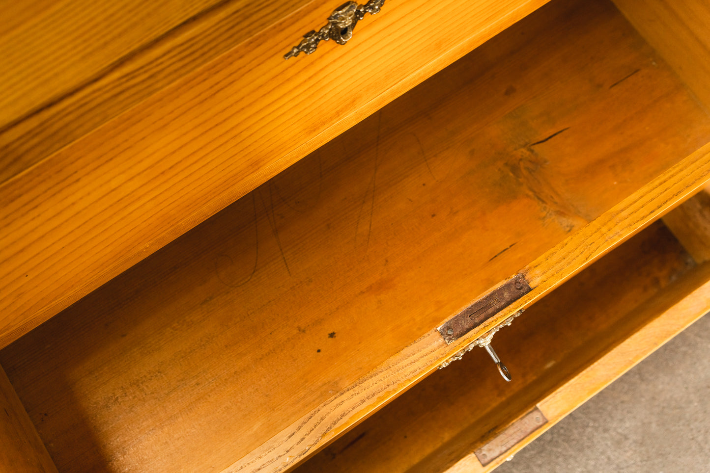 wunderschönes Highboard im Biedermeier Stil, aus dem 19.Jahrhundert - Anrichte Kommode Schrank Sideboard Kleiderschrank Alt Antik MÖBLINGER