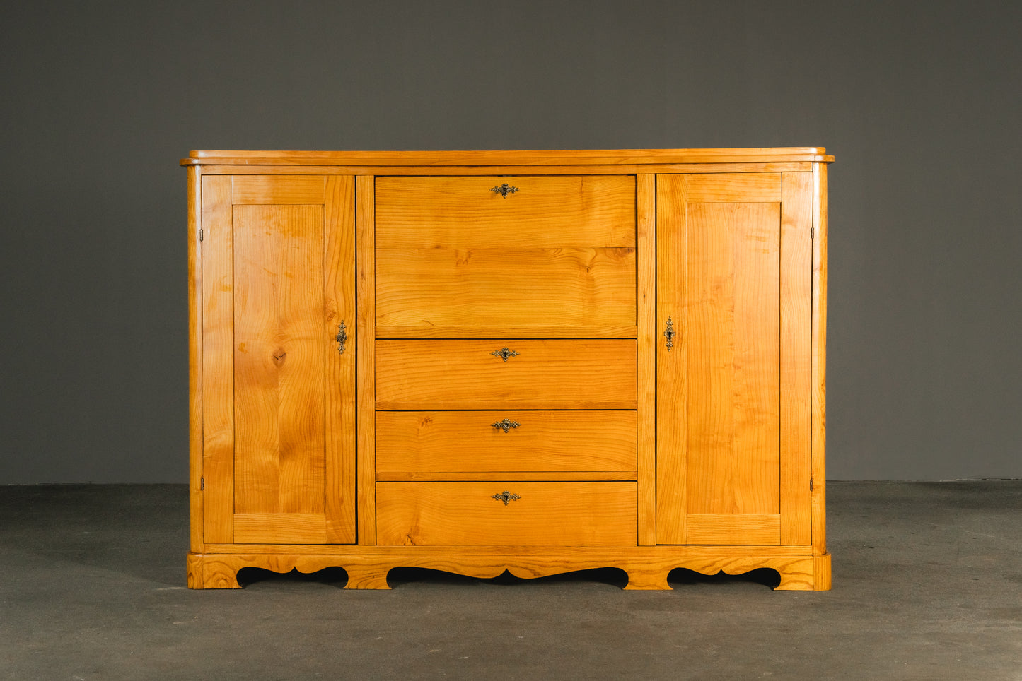 wunderschönes Highboard im Biedermeier Stil, aus dem 19.Jahrhundert - Anrichte Kommode Schrank Sideboard Kleiderschrank Alt Antik MÖBLINGER