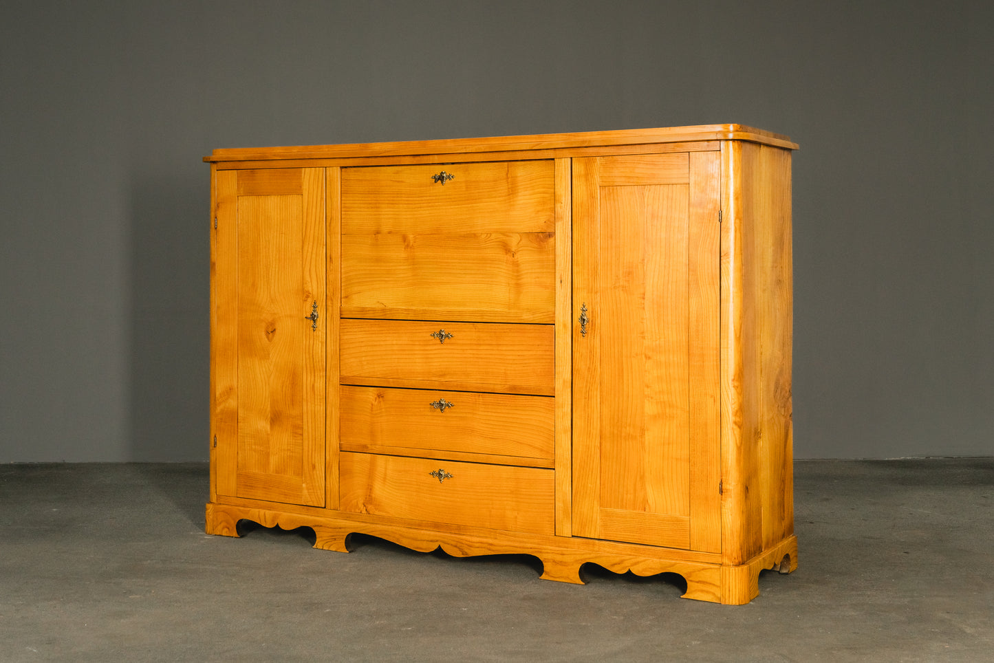 wunderschönes Highboard im Biedermeier Stil, aus dem 19.Jahrhundert - Anrichte Kommode Schrank Sideboard Kleiderschrank Alt Antik MÖBLINGER
