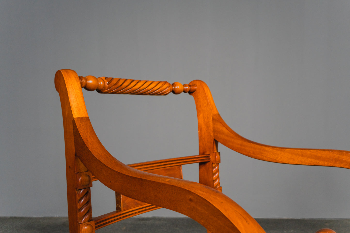 6er Set Stühle im Biedermeier Stil, 2.Hälfte des 20.Jahrhunderts - Stuhl Chair Armlehnenstühle Tisch Esstisch Alt Vintage MÖBLINGER