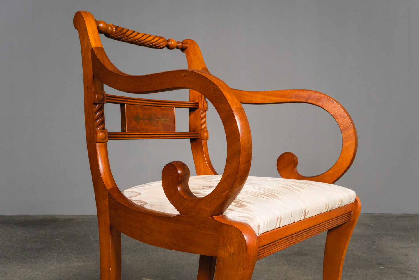 6er Set Stühle im Biedermeier Stil, 2.Hälfte des 20.Jahrhunderts - Stuhl Chair Armlehnenstühle Tisch Esstisch Alt Vintage MÖBLINGER