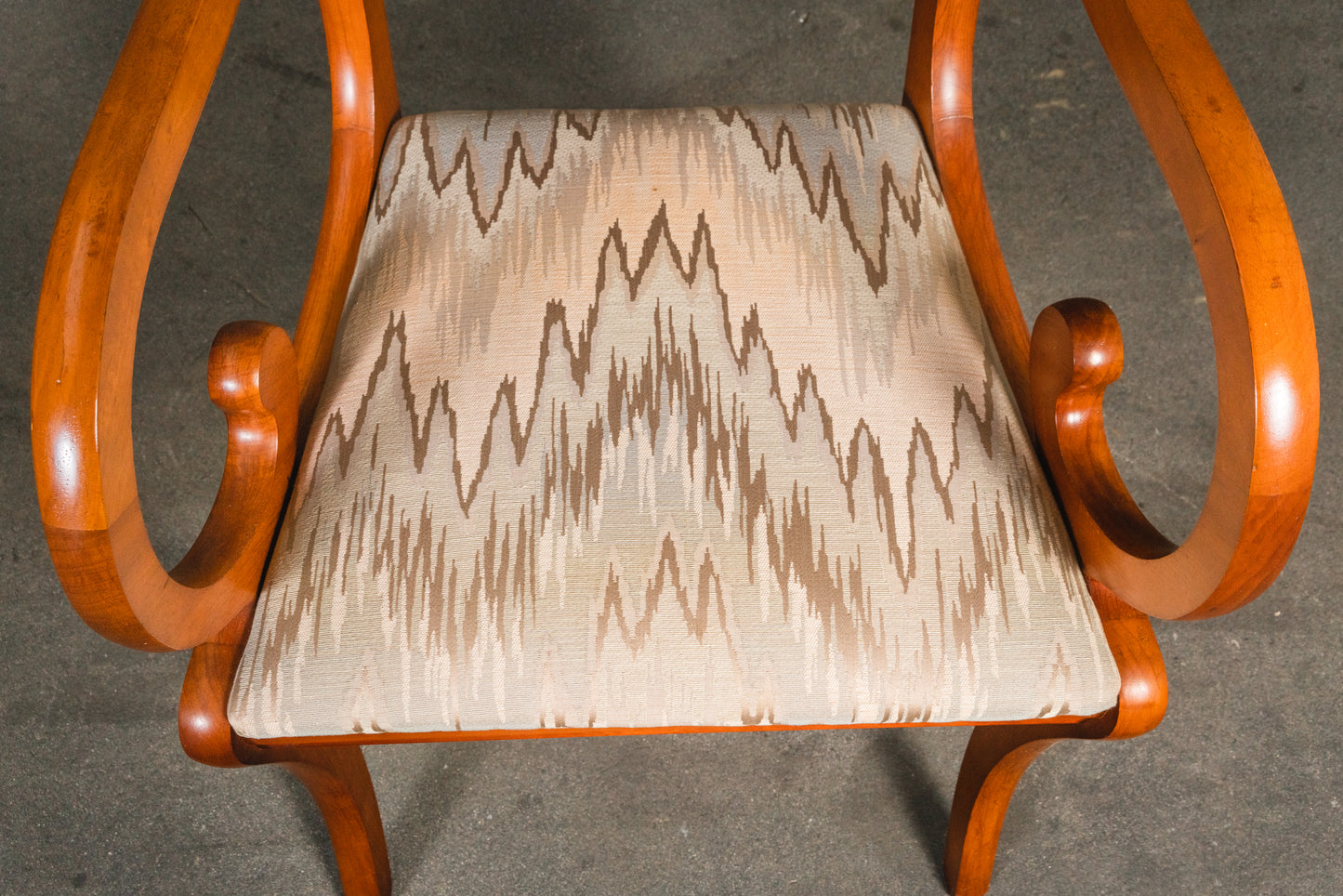 6er Set Stühle im Biedermeier Stil, 2.Hälfte des 20.Jahrhunderts - Stuhl Chair Armlehnenstühle Tisch Esstisch Alt Vintage MÖBLINGER