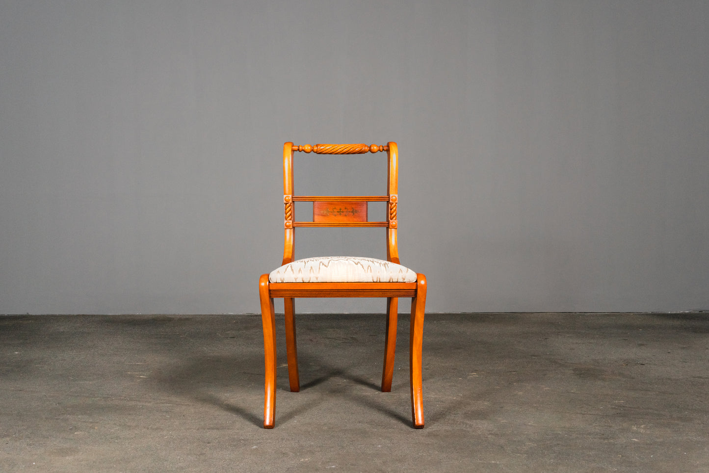 6er Set Stühle im Biedermeier Stil, 2.Hälfte des 20.Jahrhunderts - Stuhl Chair Armlehnenstühle Tisch Esstisch Alt Vintage MÖBLINGER