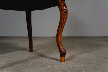 Elegante Louis Philippe Stühle im 4er Set, 2.Hälfte des 19.Jahrhunderts - Stuhl Chair Tisch Esstisch Nussbaum Alt Antik MÖBLINGER