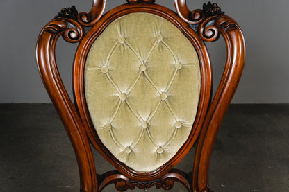 Elegante Louis Philippe Stühle im 4er Set, 2.Hälfte des 19.Jahrhunderts - Stuhl Chair Tisch Esstisch Nussbaum Alt Antik MÖBLINGER