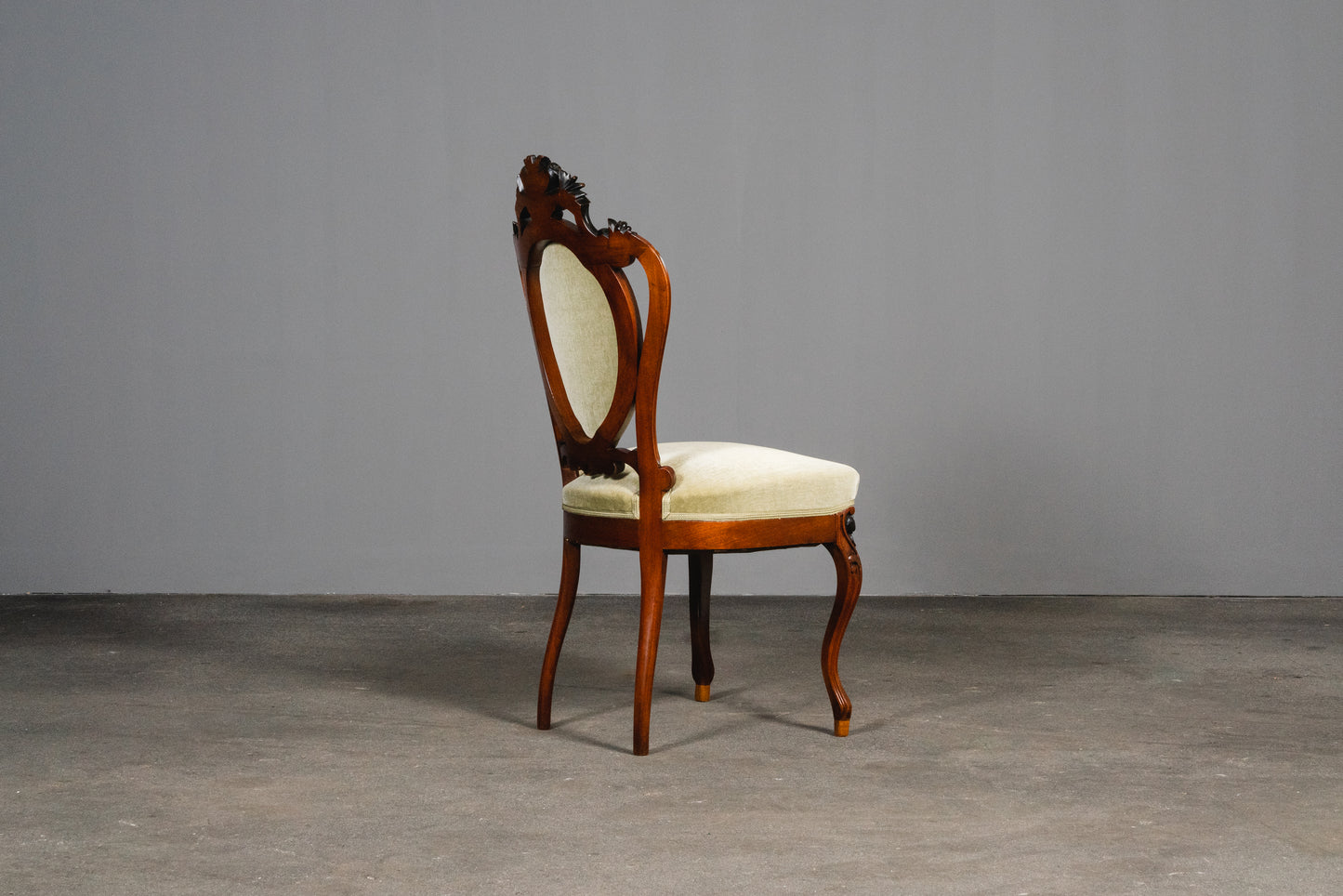 Elegante Louis Philippe Stühle im 4er Set, 2.Hälfte des 19.Jahrhunderts - Stuhl Chair Tisch Esstisch Nussbaum Alt Antik MÖBLINGER