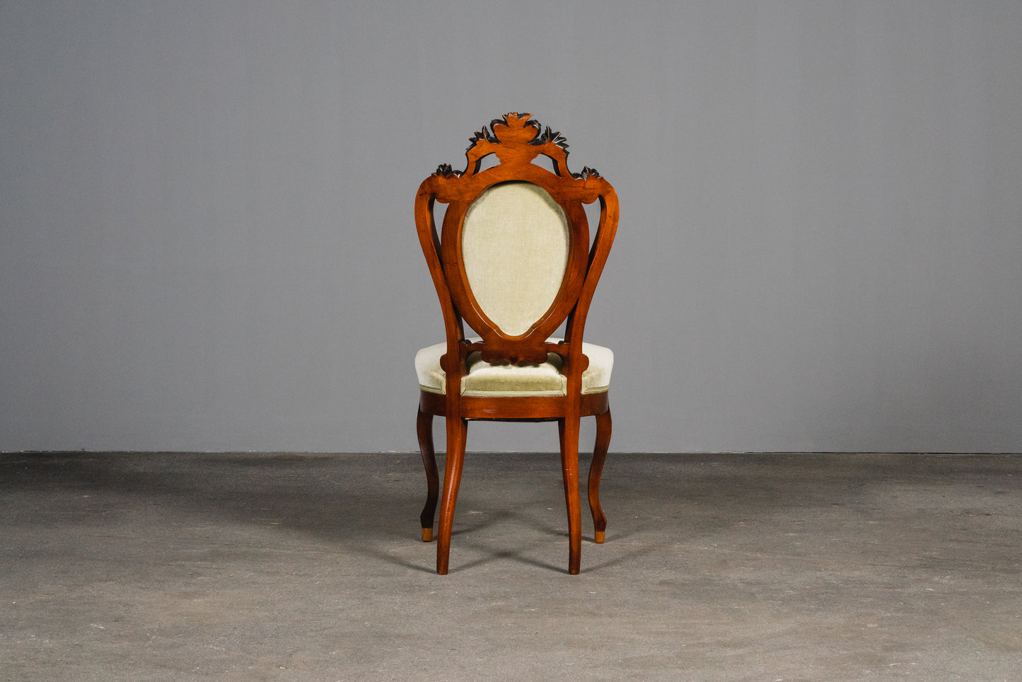 Elegante Louis Philippe Stühle im 4er Set, 2.Hälfte des 19.Jahrhunderts - Stuhl Chair Tisch Esstisch Nussbaum Alt Antik MÖBLINGER
