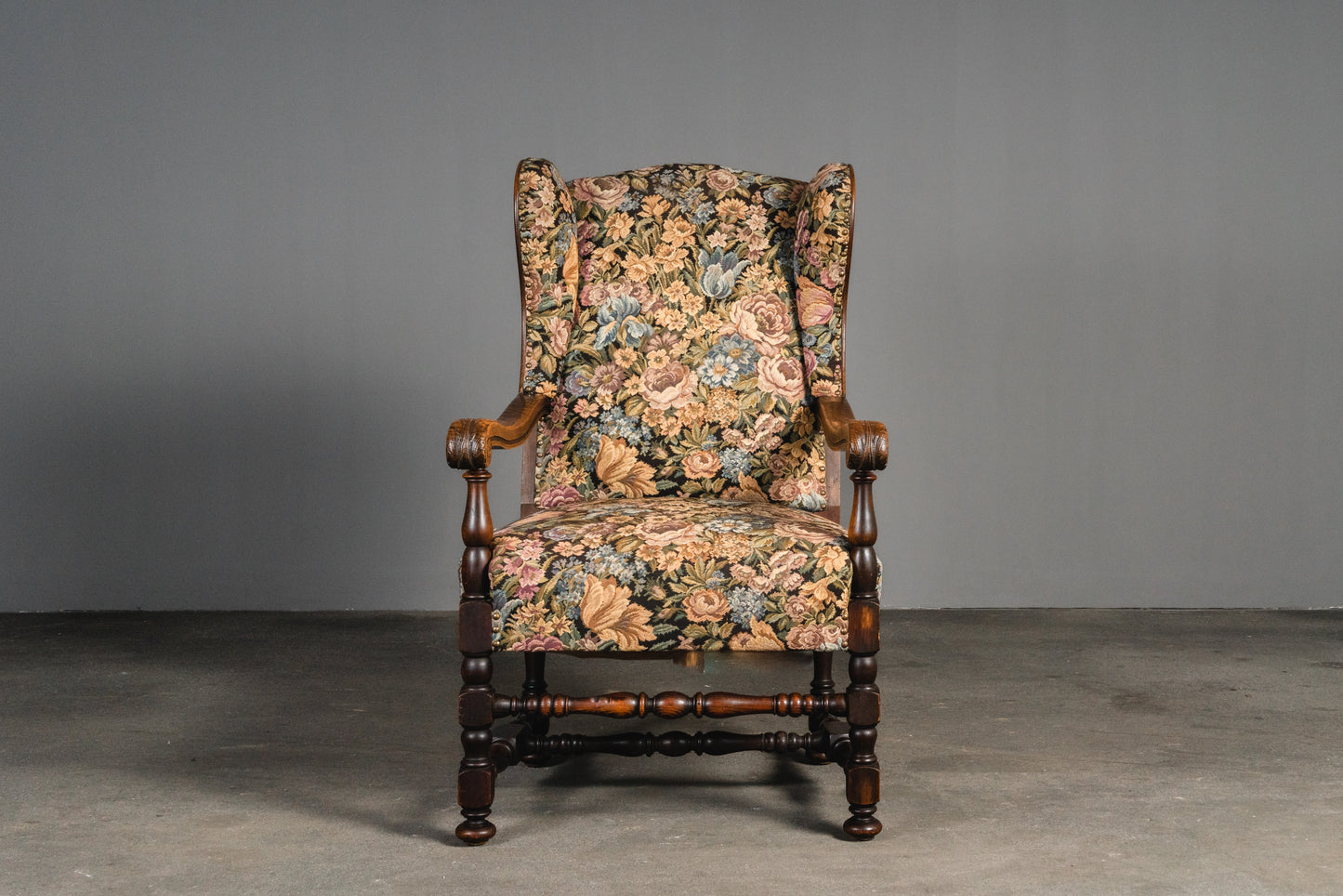 Wunderschöner Gründerzeit Ohrensessel, 2.Hälfte des 19.Jahrhunderts - Sessel Armlehnenstuhl Stuhl Chair Lesesessel Alt Antik MÖBLINGER