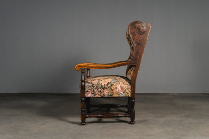 Wunderschöner Gründerzeit Ohrensessel, 2.Hälfte des 19.Jahrhunderts - Sessel Armlehnenstuhl Stuhl Chair Lesesessel Alt Antik MÖBLINGER