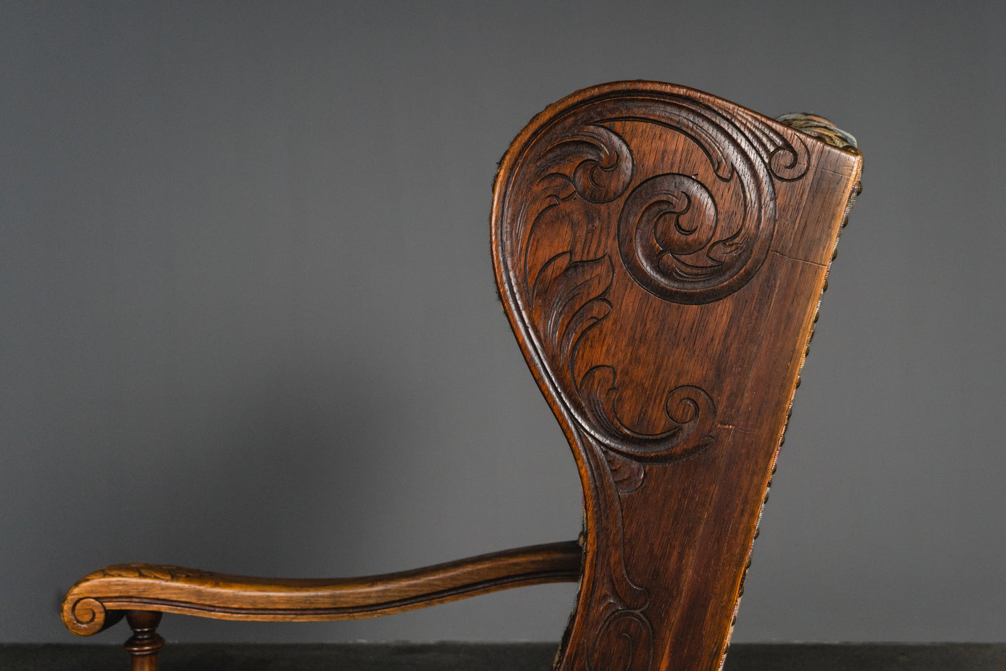 Wunderschöner Gründerzeit Ohrensessel, 2.Hälfte des 19.Jahrhunderts - Sessel Armlehnenstuhl Stuhl Chair Lesesessel Alt Antik MÖBLINGER