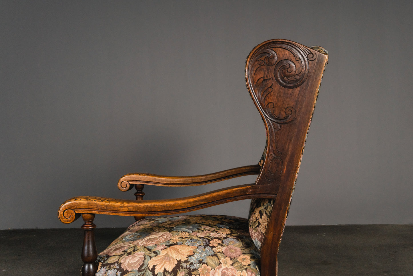 Wunderschöner Gründerzeit Ohrensessel, 2.Hälfte des 19.Jahrhunderts - Sessel Armlehnenstuhl Stuhl Chair Lesesessel Alt Antik MÖBLINGER