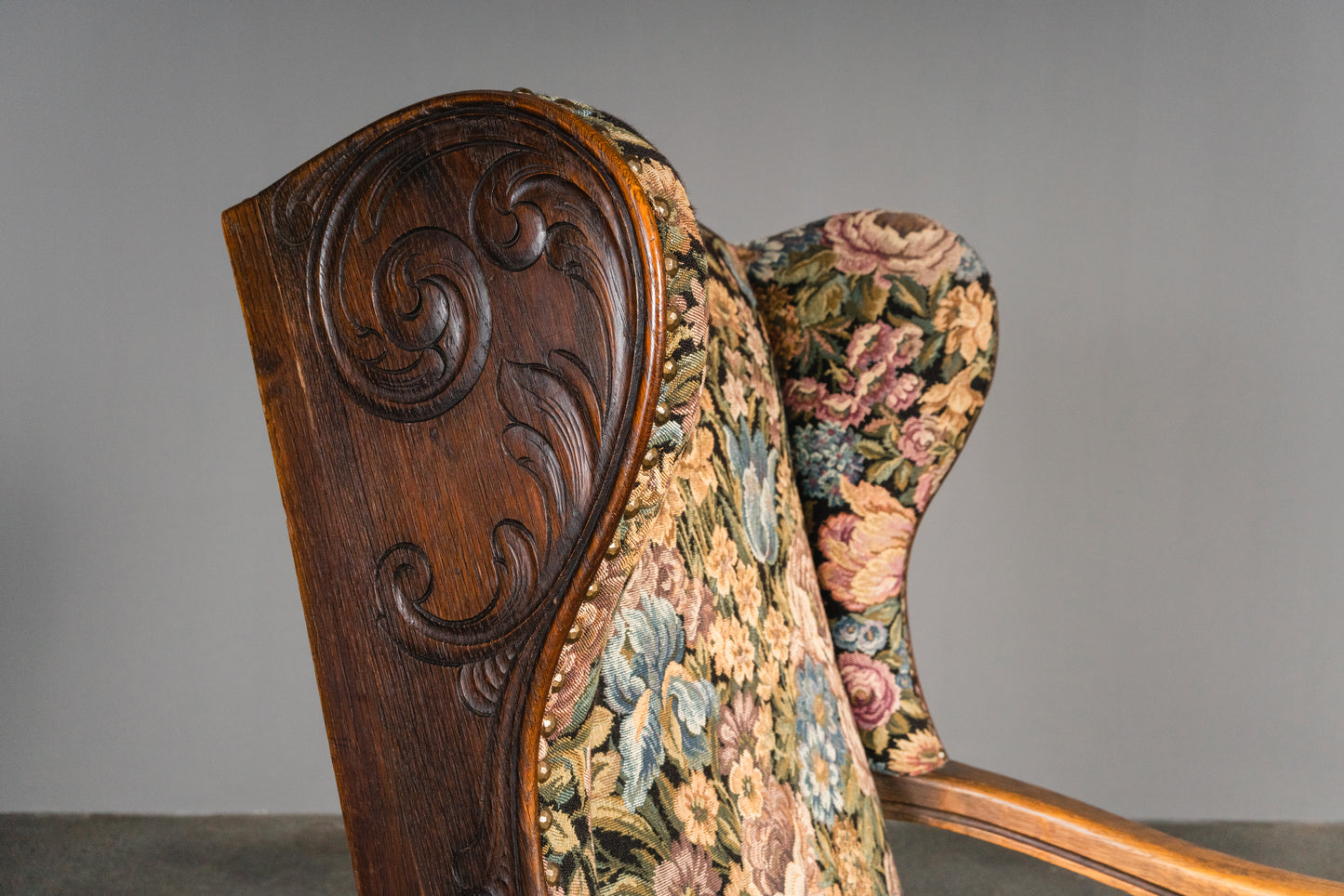 Wunderschöner Gründerzeit Ohrensessel, 2.Hälfte des 19.Jahrhunderts - Sessel Armlehnenstuhl Stuhl Chair Lesesessel Alt Antik MÖBLINGER