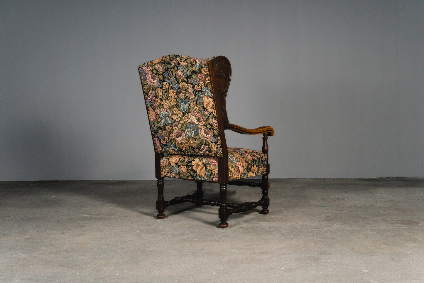 Wunderschöner Gründerzeit Ohrensessel, 2.Hälfte des 19.Jahrhunderts - Sessel Armlehnenstuhl Stuhl Chair Lesesessel Alt Antik MÖBLINGER