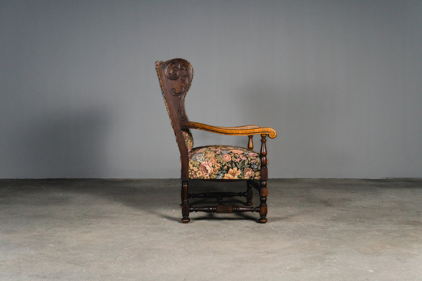 Wunderschöner Gründerzeit Ohrensessel, 2.Hälfte des 19.Jahrhunderts - Sessel Armlehnenstuhl Stuhl Chair Lesesessel Alt Antik MÖBLINGER