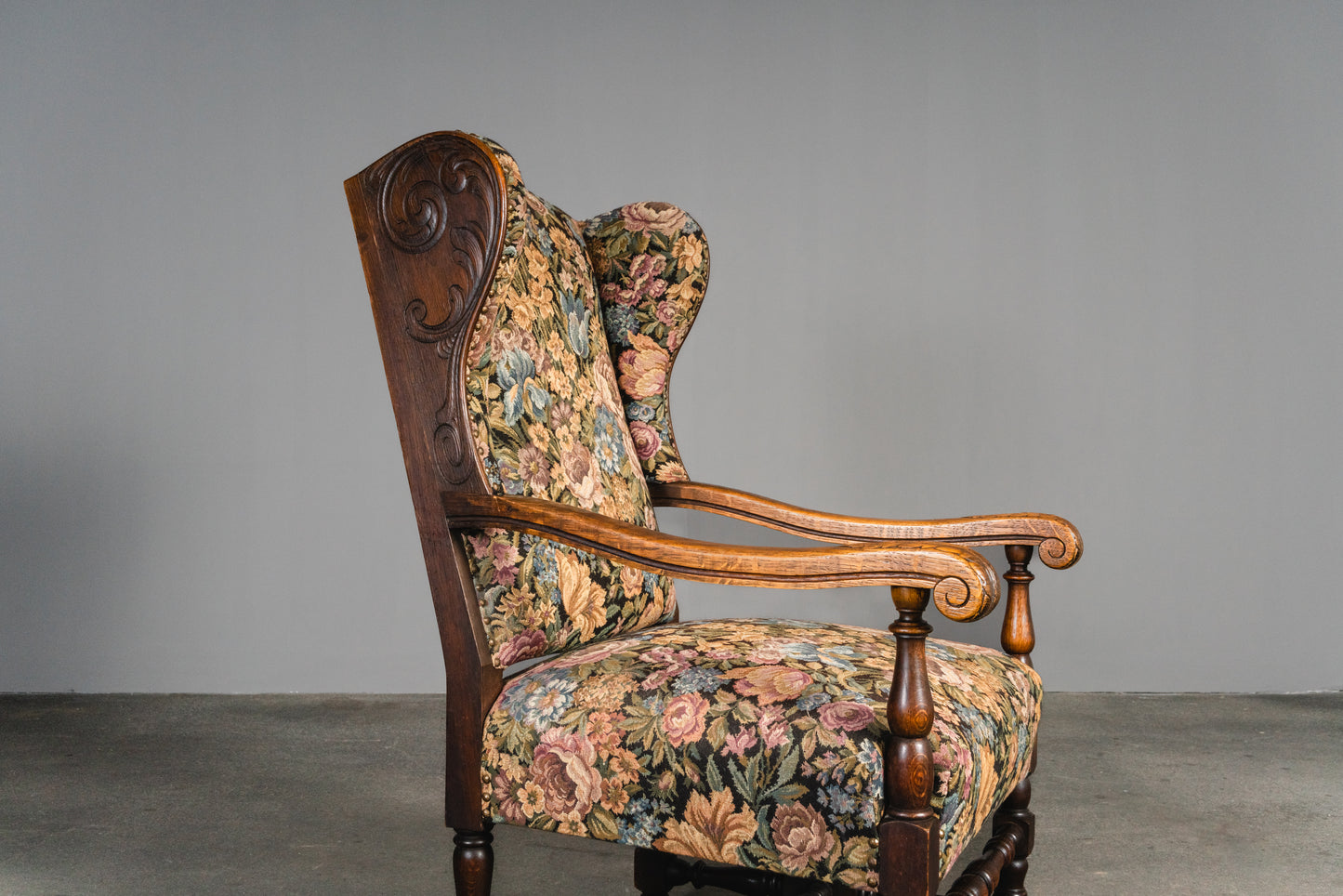 Wunderschöner Gründerzeit Ohrensessel, 2.Hälfte des 19.Jahrhunderts - Sessel Armlehnenstuhl Stuhl Chair Lesesessel Alt Antik MÖBLINGER