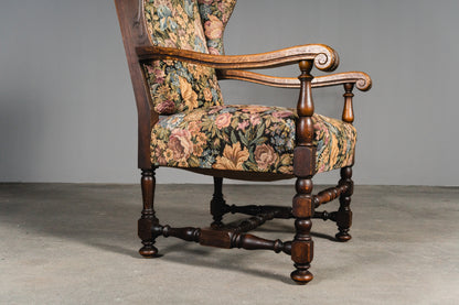 Wunderschöner Gründerzeit Ohrensessel, 2.Hälfte des 19.Jahrhunderts - Sessel Armlehnenstuhl Stuhl Chair Lesesessel Alt Antik MÖBLINGER