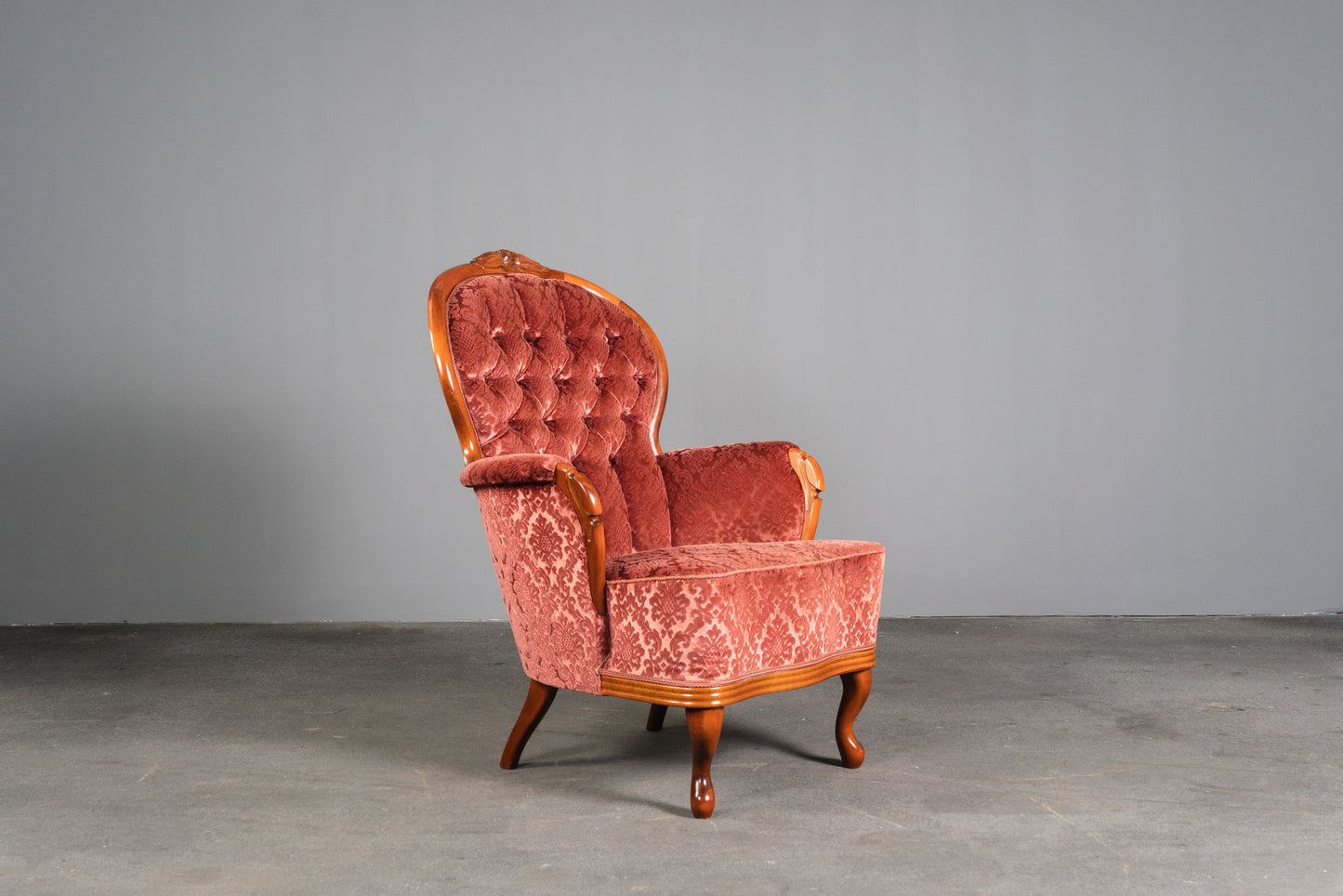 Wunderschönes Paar Sessel im Barockstil, 2.Hälfte des 20.Jahrhunderts - Stuhl Chair Lounge Cocktailsessel Sofa Alt Vintage MÖBLINGER