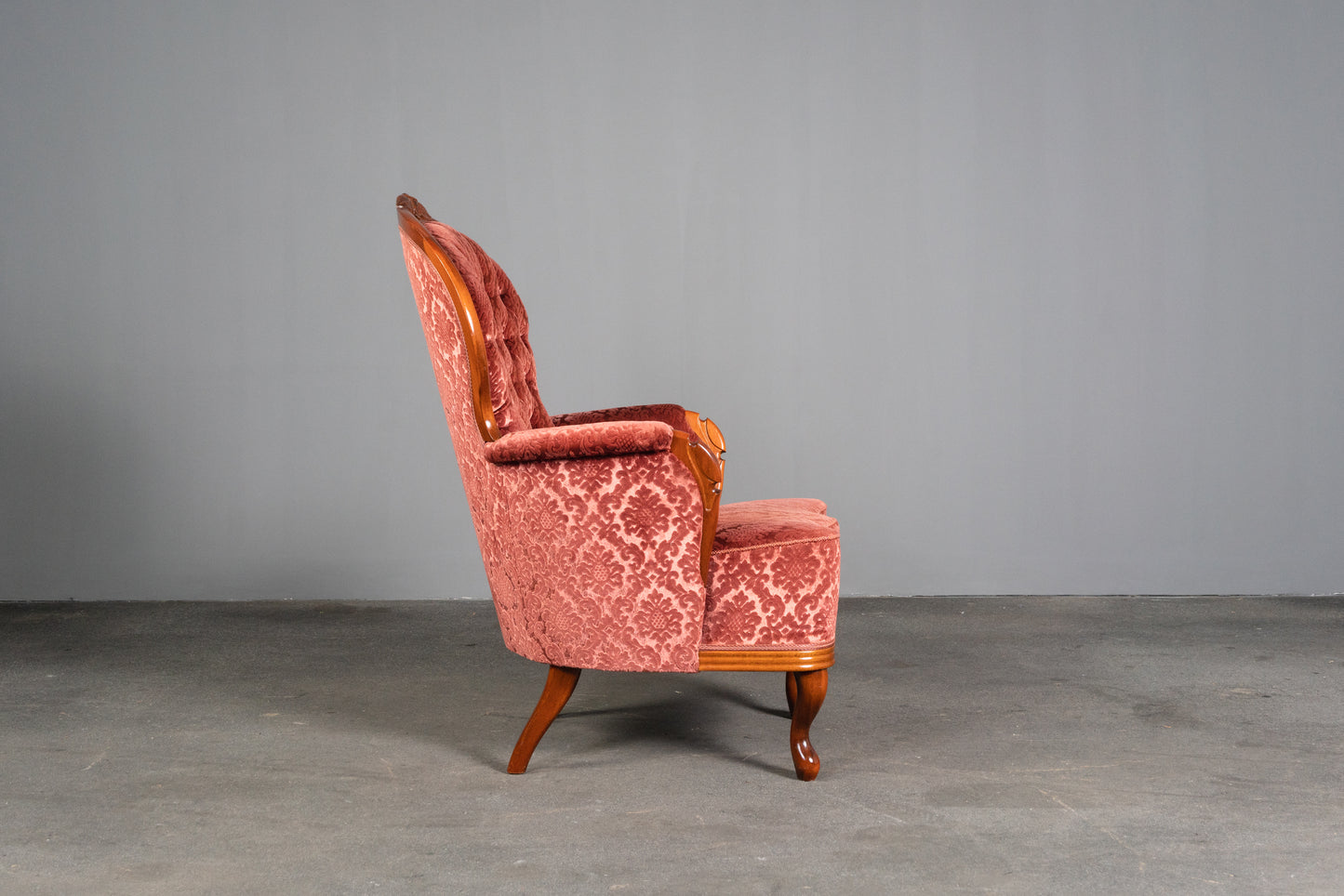 Wunderschönes Paar Sessel im Barockstil, 2.Hälfte des 20.Jahrhunderts - Stuhl Chair Lounge Cocktailsessel Sofa Alt Vintage MÖBLINGER