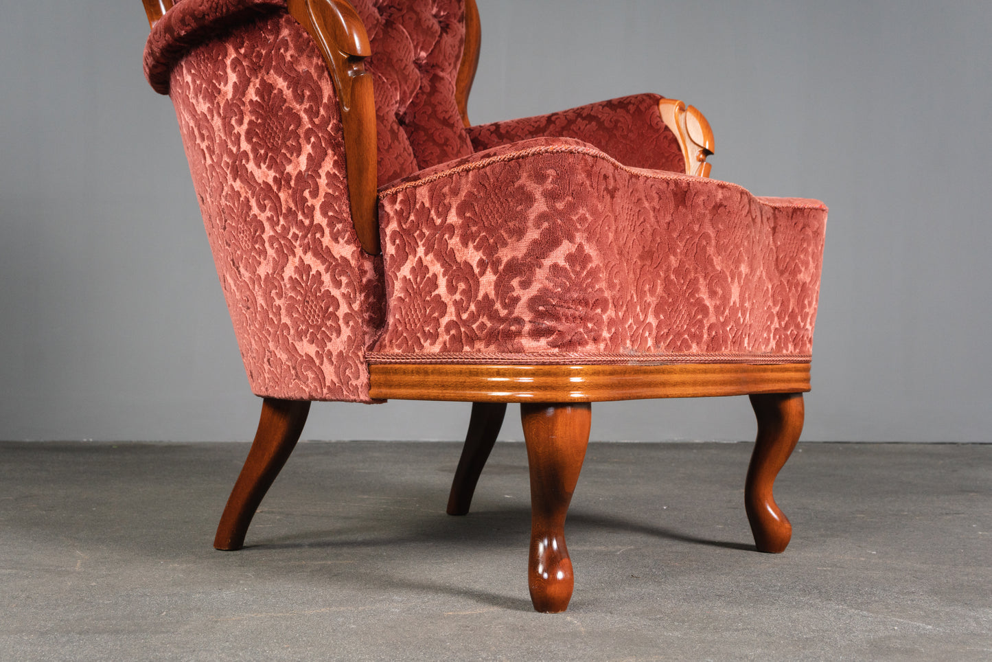 Wunderschönes Paar Sessel im Barockstil, 2.Hälfte des 20.Jahrhunderts - Stuhl Chair Lounge Cocktailsessel Sofa Alt Vintage MÖBLINGER