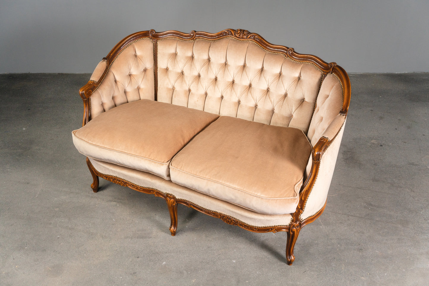 Wunderschönes Sofa im Barockstil, 2.Hälfte des 20.Jahrhunderts - Sessel Couch Lounge Barock Alt Vintage MÖBLINGER