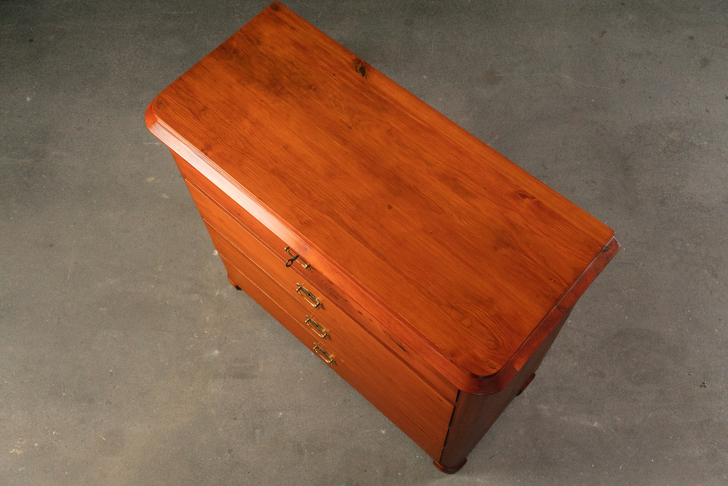 Besondere Kommode mit Sekretärfach im Biedermeier Stil, 1.Hälfte des 19.Jahrhunderts - Schrank Sekretär Schreibtisch Alt Antik MÖBLINGER