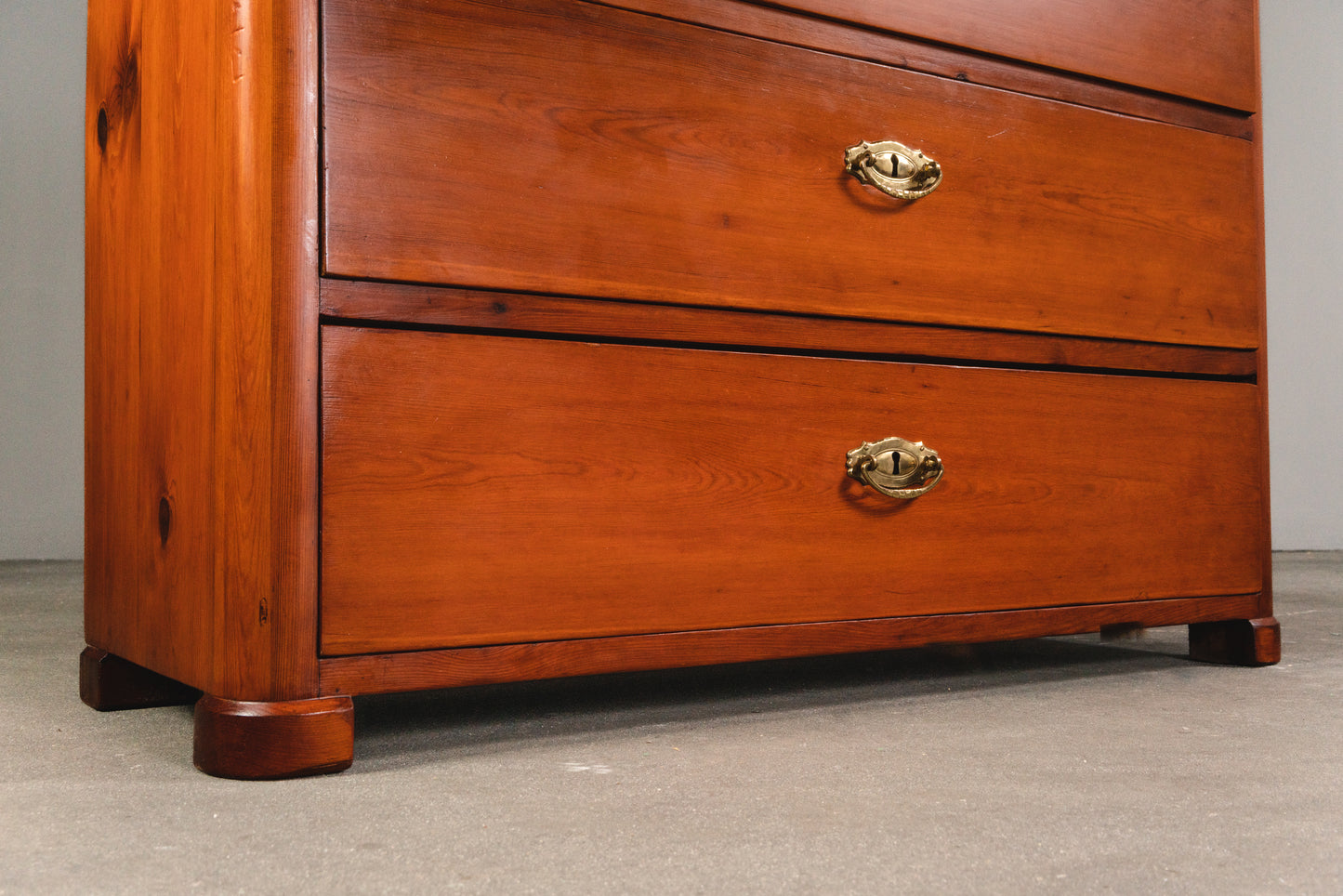 Besondere Kommode mit Sekretärfach im Biedermeier Stil, 1.Hälfte des 19.Jahrhunderts - Schrank Sekretär Schreibtisch Alt Antik MÖBLINGER