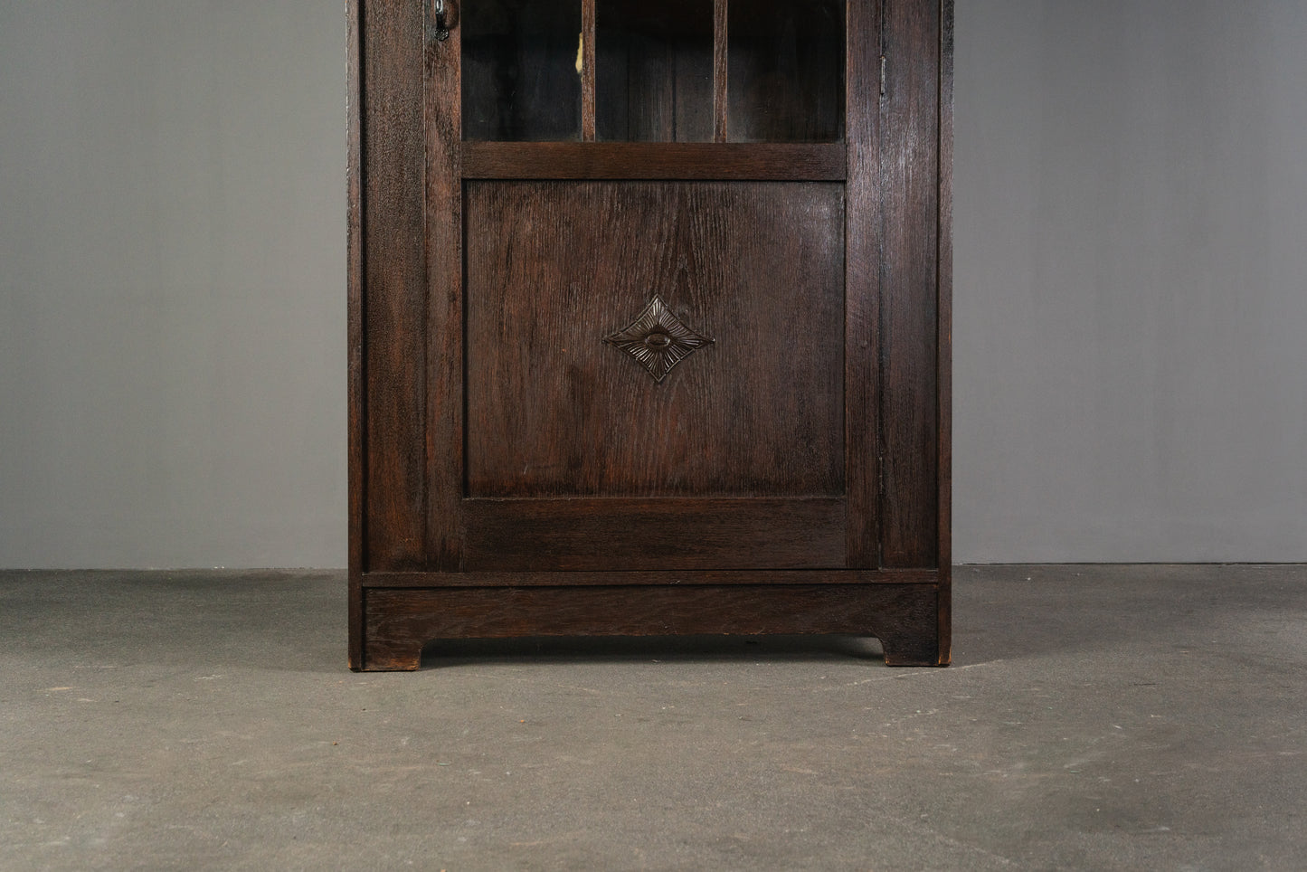 Kleiner Jugendstil Bücherschrank, 1.Hälfte des 20.Jahrhunderts - Schrank Regal Kommode Bookshelf Alt Antik MÖBLINGER