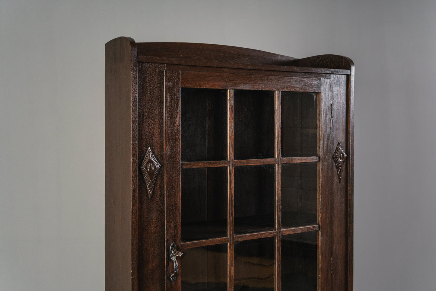 Kleiner Jugendstil Bücherschrank, 1.Hälfte des 20.Jahrhunderts - Schrank Regal Kommode Bookshelf Alt Antik MÖBLINGER