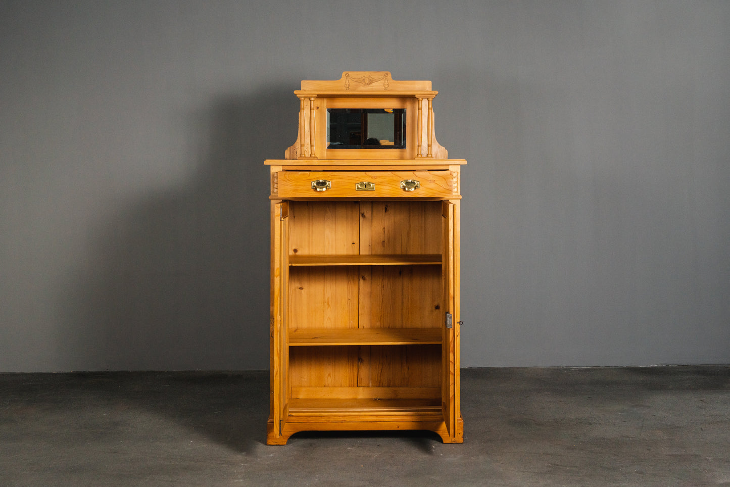 Wunderschönes Jugendstil Vertiko, 1.Hälfte des 20.Jahrhunderts - Schrank Kommode Regal Anrichte Alt Antik MÖBLINGER