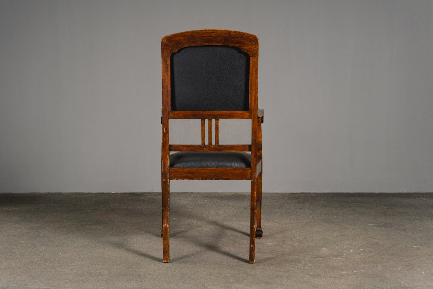 Schöner Jugendstil Armlehnenstuhl, Anfang des 20.Jahrhunderts - Schreibtischstuhl Stuhl Chair Schreibtisch Desk Alt Antik MÖBLINGER